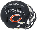 Otis Wilson Signed Chicago Bears Riddell Speed Mini Helmet w/SB XX Champs - WILMIN322 - Otis Wilson Signed Chicago Bears Riddell Speed Mini Helmet w/SB XX Champs product image