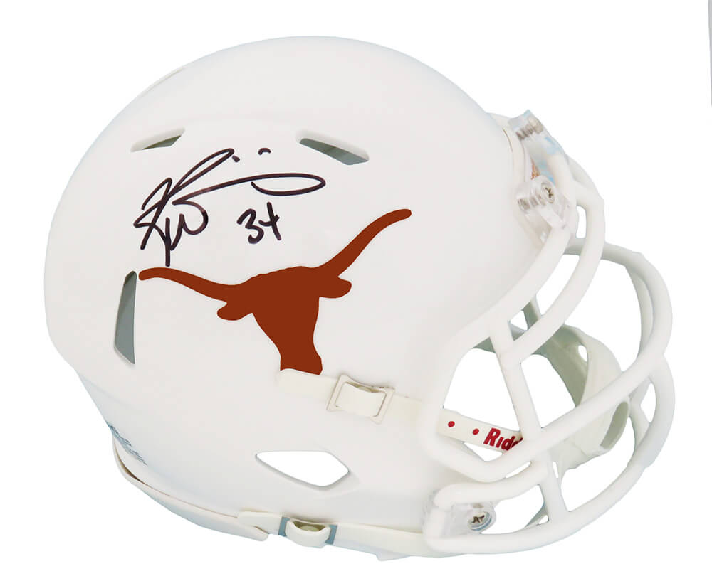 Ricky Williams Signed Texas Longhorns Riddell Speed Mini Helmet - WILMIN335 - Ricky Williams Signed Texas Longhorns Riddell Speed Mini Helmet product image