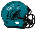 Ricky Williams Signed Miami Dolphins RAVE Riddell Speed Mini Helmet - WILMIN338 - Ricky Williams Signed Miami Dolphins RAVE Riddell Speed Mini Helmet product image