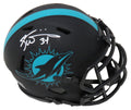 Ricky Williams Signed Miami Dolphins Eclipse Black Matte Riddell Speed Mini Helmet - WILMIN344 - Ricky Williams Signed Miami Dolphins Eclipse Black Matte Riddell Speed Mini Helmet product image