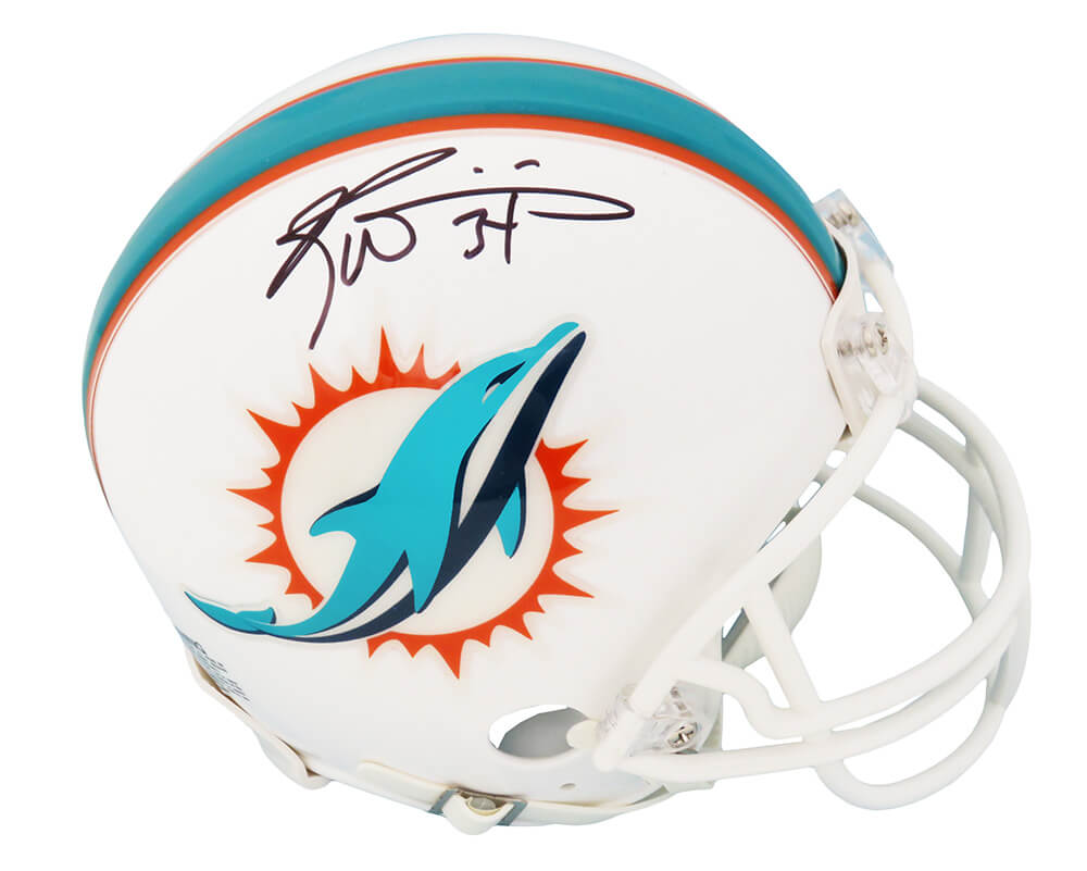 Ricky Williams Signed Miami Dolphins Riddell Mini Helmet - WILMIN349 - Ricky Williams Signed Miami Dolphins Riddell Mini Helmet product image