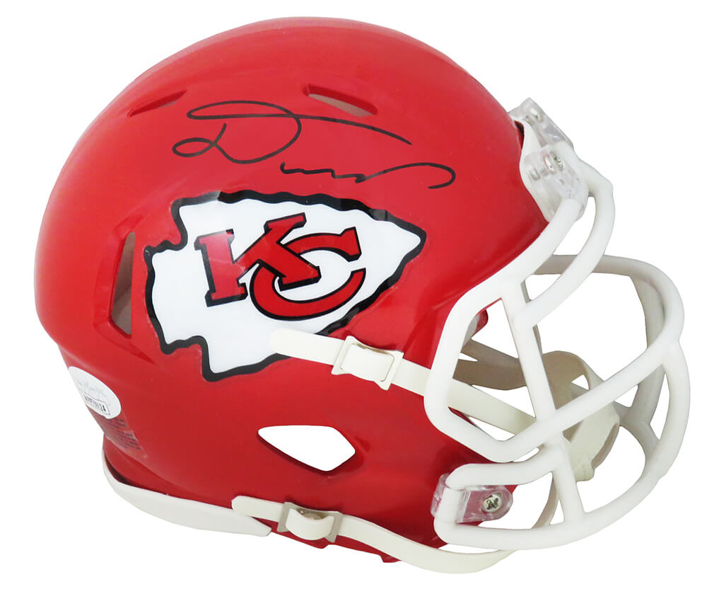 Damien Williams Signed Kansas City Chiefs Riddell Speed Mini Helmet - WILMIN360 - Damien Williams Signed Kansas City Chiefs Riddell Speed Mini Helmet product image