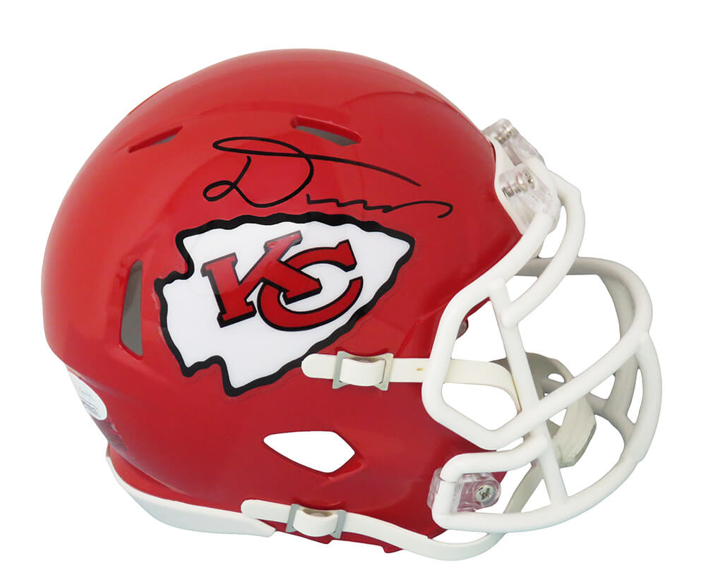 Damien Williams Signed Kansas City Chiefs Riddell Speed Mini Helmet (JSA) - WILMIN363 - Damien Williams Signed Kansas City Chiefs Riddell Speed Mini Helmet (JSA) product image