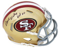 Dave Wilcox Signed San Francisco 49ers Throwback Riddell Mini Helmet w/HOF'00 - WILMIN370 - Dave Wilcox Signed San Francisco 49ers Throwback Riddell Mini Helmet w/HOF'00 product image