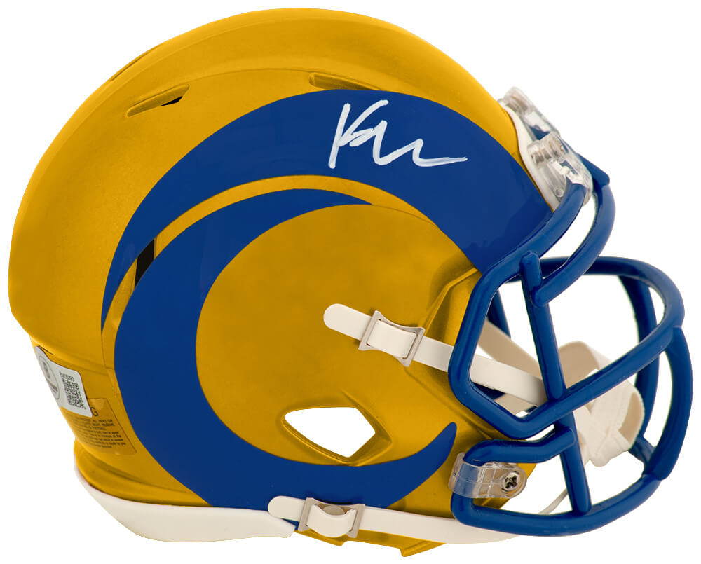 Kyren Williams Signed Los Angeles Rams FLASH Riddell Speed Mini Helmet - (Beckett) - WILMIN385 - Kyren Williams Signed Los Angeles Rams FLASH Riddell Speed Mini Helmet - (Beckett) product image
