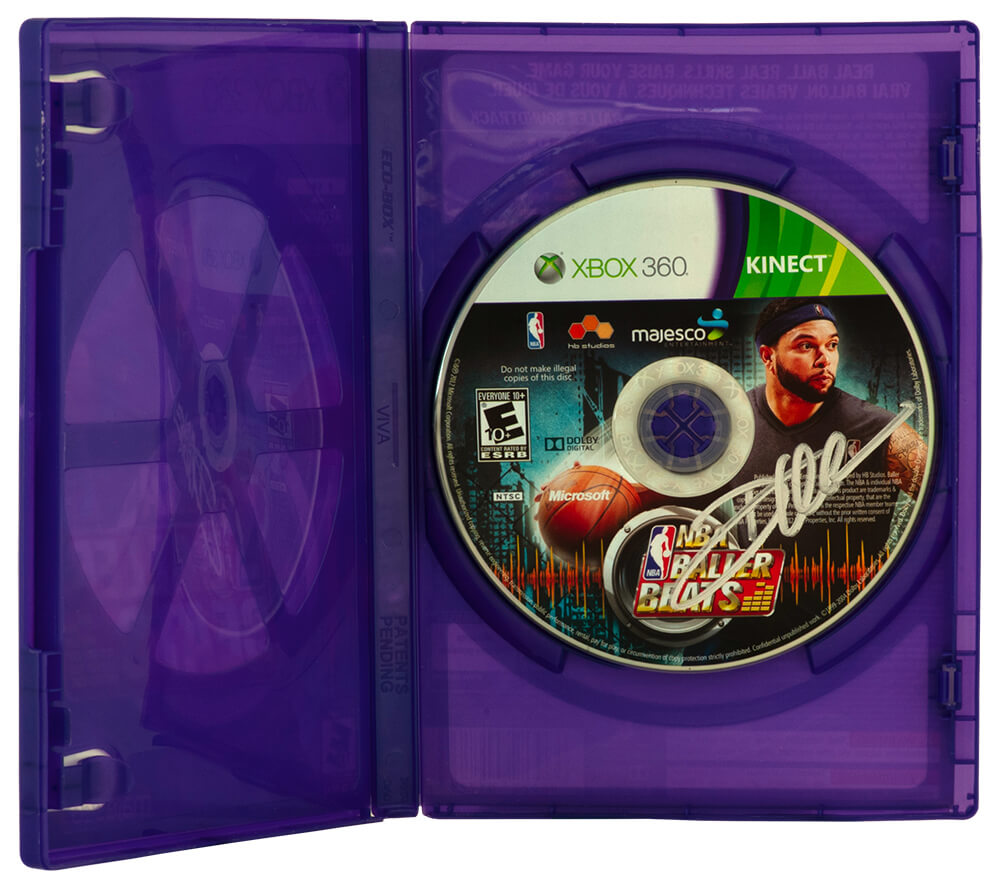 Deron Williams Signed NBA Baller Beats Xbox 360 Kinect Video Game CD Disc - WILOTH201 - Deron Williams Signed NBA Baller Beats Xbox 360 Kinect Video Game CD Disc product image
