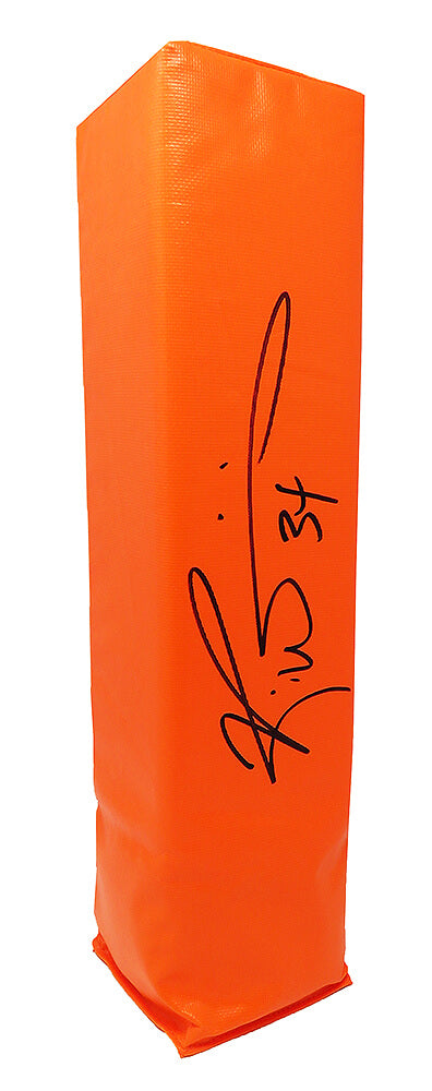 Ricky Williams Signed Orange Endzone Pylon - WILPYL300 - Ricky Williams Signed Orange Endzone Pylon product image