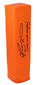 Ricky Williams Signed Orange Endzone Pylon w/Smoke Weed Everyday - WILPYL302 - Ricky Williams Signed Orange Endzone Pylon w/Smoke Weed Everyday product image