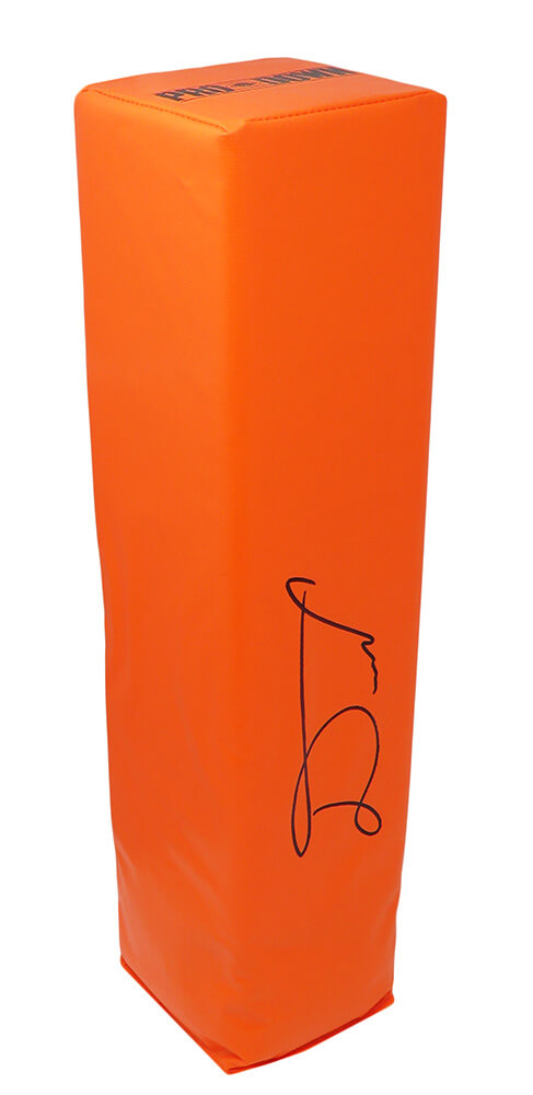 Damien Williams Signed Orange Endzone Football Pylon - WILPYL310 - Damien Williams Signed Orange Endzone Football Pylon product image