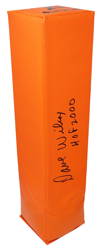 Dave Wilcox Signed Orange Endzone Pylon w/HOF 2000 - WILPYL315 - Dave Wilcox Signed Orange Endzone Pylon w/HOF 2000 product image