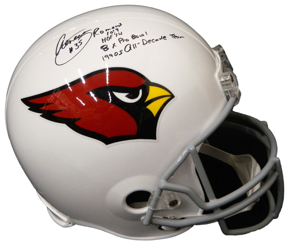 Aeneas Williams Signed Arizona Cardinals Riddell Full-Size Replica Helmet w/HOF'14, 8x Pro Bowl, 1990's All Decade Team - WILREP300 - Aeneas Williams Signed Arizona Cardinals Riddell Full-Size Replica Helmet w/HOF'14, 8x Pro Bowl, 1990's All Decade Team product image