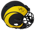 Aeneas Williams Signed Rams Eclipse Black Matte Riddell Full Size Speed Replica Helmet w/HOF'14 - WILREP304 - Aeneas Williams Signed Rams Eclipse Black Matte Riddell Full Size Speed Replica Helmet w/HOF'14 product image