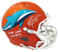 Ricky Williams Signed Miami Dolphins AMP Alternate Riddell Full Size Speed Replica Helmet w/Smoke Weed Everyday - WILREP311 - Ricky Williams Signed Miami Dolphins AMP Alternate Riddell Full Size Speed Replica Helmet w/Smoke Weed Everyday product image