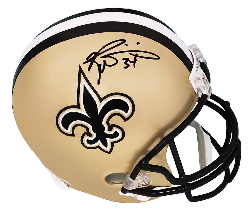 Ricky Williams Signed New Orleans Saints Riddell Full Size Replica Helmet - WILREP320 - Ricky Williams Signed New Orleans Saints Riddell Full Size Replica Helmet product image