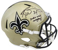 Ricky Williams Signed New Orleans Saints Riddell Full Size Speed Replica Helmet w/Smoke Weed Everyday - WILREP326 - Ricky Williams Signed New Orleans Saints Riddell Full Size Speed Replica Helmet w/Smoke Weed Everyday product image