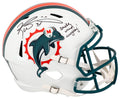 Ricky Williams Signed Miami Dolphins Throwback Riddell Full Size Speed Replica Helmet w/Smoke Weed Everyday - WILREP329 - Ricky Williams Signed Miami Dolphins Throwback Riddell Full Size Speed Replica Helmet w/Smoke Weed Everyday product image