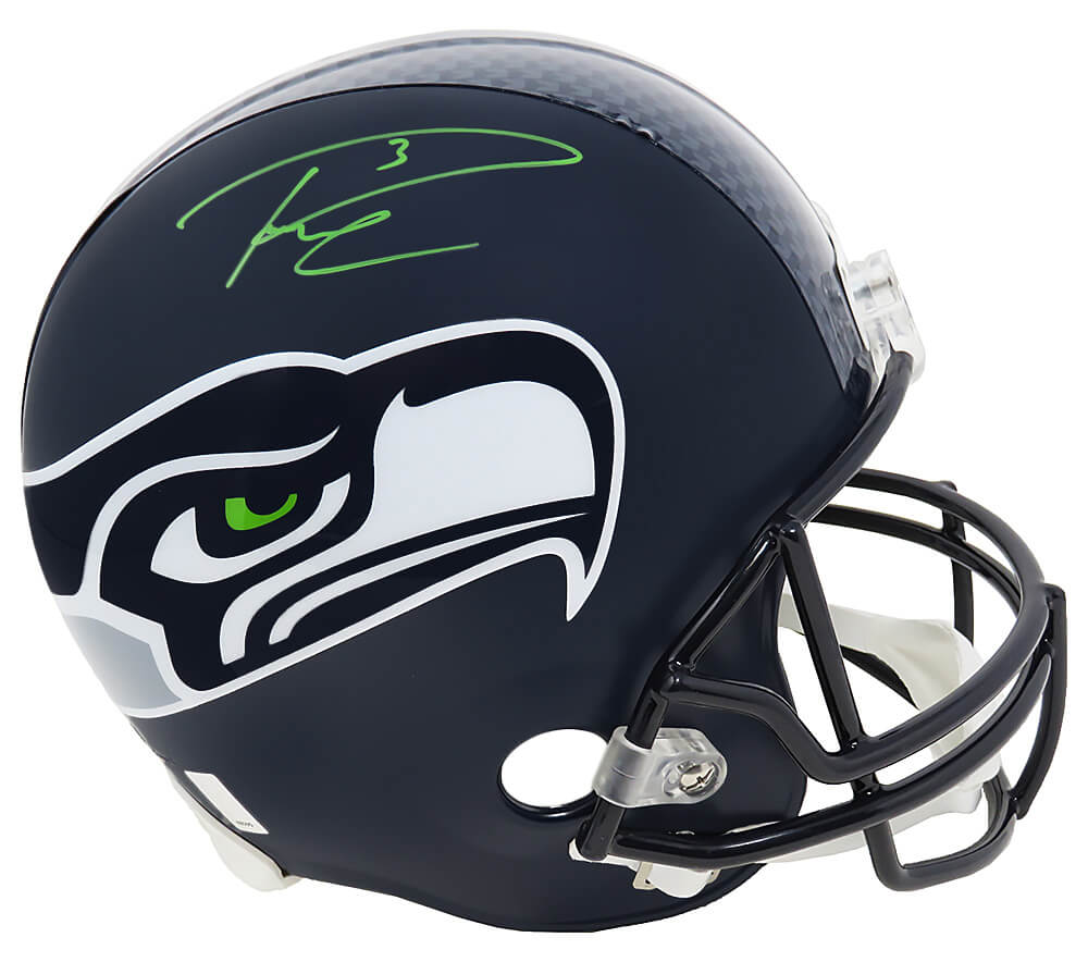 Russell Wilson Signed Seattle Seahawks Riddell Full Size Replica Helmet - WILREP330 - Russell Wilson Signed Seattle Seahawks Riddell Full Size Replica Helmet product image