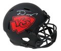 Damien Williams Signed Kansas City Chiefs Eclipse Black Matte Riddell Speed Full Size Replica Helmet - WILREP342 - Damien Williams Signed Kansas City Chiefs Eclipse Black Matte Riddell Speed Full Size Replica Helmet product image