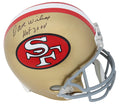 Dave Wilcox Signed San Francisco 49ers Throwback Riddell Full Size Replica Helmet w/HOF'00 - WILREP350 - Dave Wilcox Signed San Francisco 49ers Throwback Riddell Full Size Replica Helmet w/HOF'00 product image