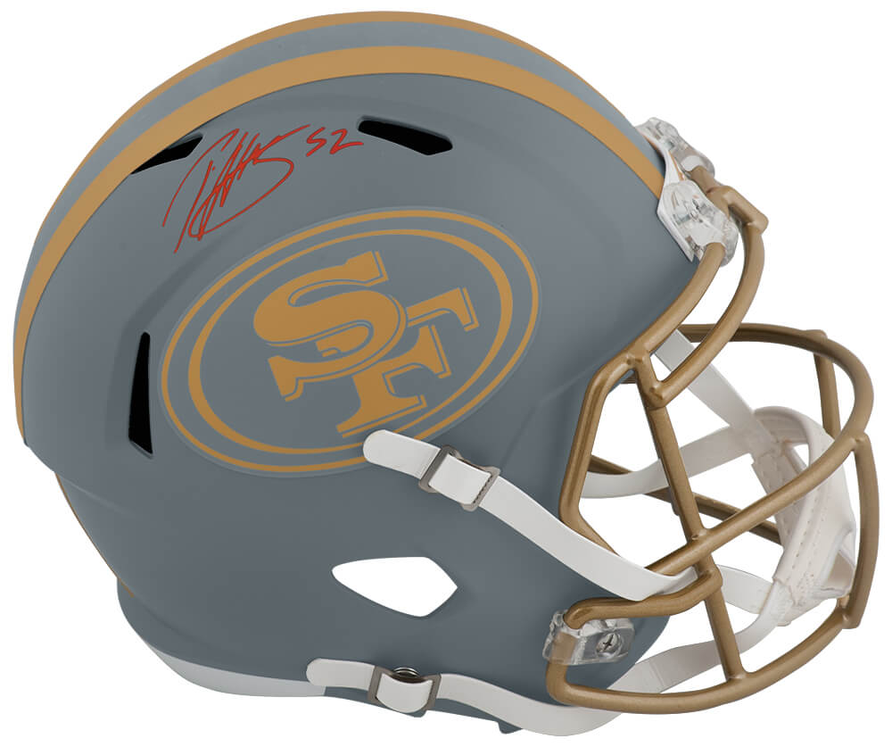 Patrick Willis Signed San Francisco 49ers SLATE Riddell Full Size Speed Replica Helmet - WILREP356 - Patrick Willis Signed San Francisco 49ers SLATE Riddell Full Size Speed Replica Helmet product image
