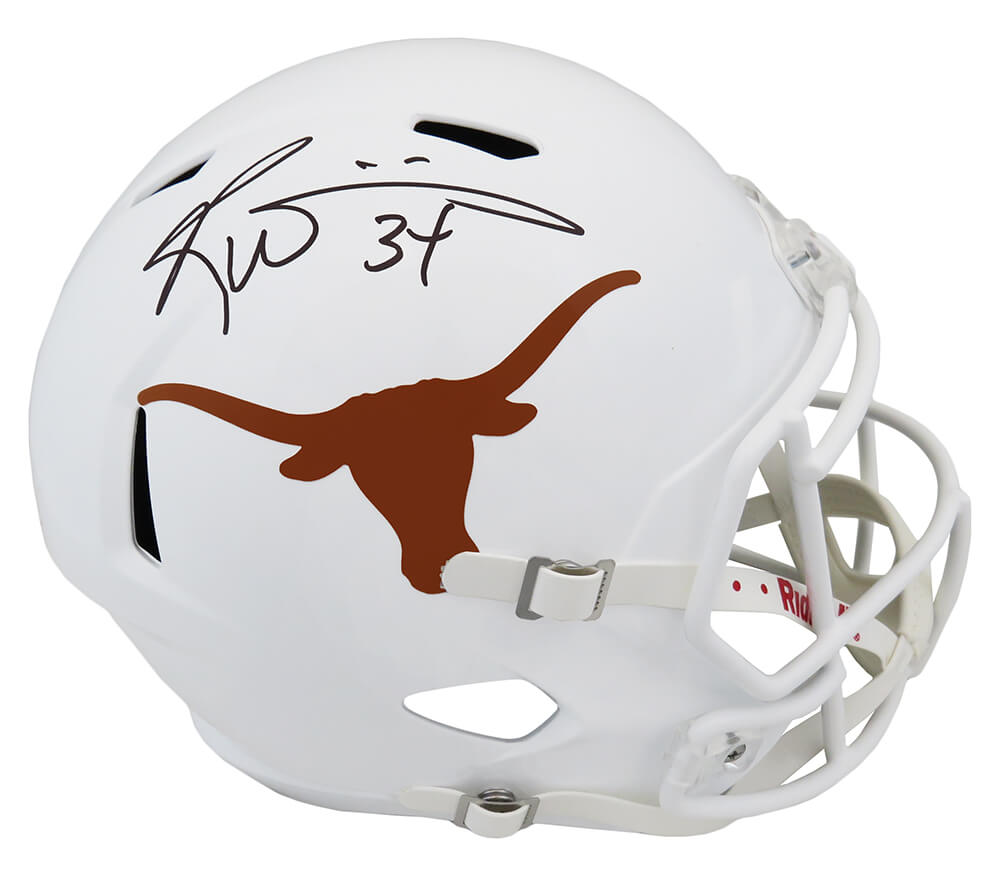 Ricky Williams Signed Texas Longhorns Riddell Full Size Speed Replica Helmet - WILREP327 - Ricky Williams Signed Texas Longhorns Riddell Full Size Speed Replica Helmet product image