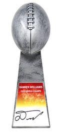 Damien Williams Signed Football World Champion 15 Inch Replica Silver Trophy - WILTRO300 - Damien Williams Signed Football World Champion 15 Inch Replica Silver Trophy product image