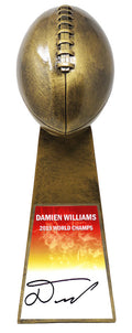 Damien Williams Signed Football World Champion 15 Inch Replica Gold Trophy - WILTRO301 - Damien Williams Signed Football World Champion 15 Inch Replica Gold Trophy product image