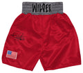 Deontay Wilder Signed Red Custom Boxing Trunks - (Beckett) - WILTRU501 - Deontay Wilder Signed Red Custom Boxing Trunks - (Beckett) product image