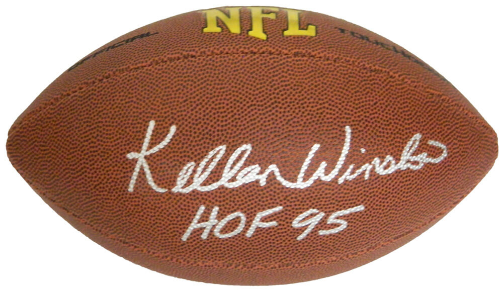Kellen Winslow Signed Wilson Touchdown Full Size NFL Football w/HOF 95 - WINFTB310 - Kellen Winslow Signed Wilson Touchdown Full Size NFL Football w/HOF 95 product image