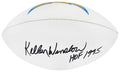 Kellen Winslow Signed Rawlings Chargers White Logo Full Size Football w/HOF'95 - WINFTB313 - Kellen Winslow Signed Rawlings Chargers White Logo Full Size Football w/HOF'95 product image