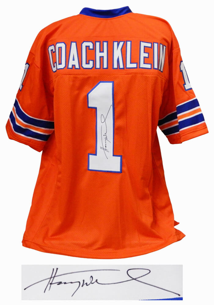 Henry Winkler Signed Coach Klein Orange Custom Football Jersey - WINJRY504 - Henry Winkler Signed Coach Klein Orange Custom Football Jersey product image