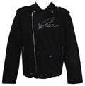 Henry Winkler Signed WULFUL Men's Faux Bomber Leather Motorcycle Biker Jacket w/Fonz - WINJRY511 - Henry Winkler Signed WULFUL Men's Faux Bomber Leather Motorcycle Biker Jacket w/Fonz product image