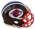Henry Winkler Signed The Waterboy Mud Dogs Brown Custom Mini Helmet - WINMIN502 - Henry Winkler Signed The Waterboy Mud Dogs Brown Custom Mini Helmet product image