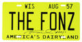 Henry Winkler Signed The Fonz Wisconsin Yellow License Plate w/AAAAY - WINOTH505 - Henry Winkler Signed The Fonz Wisconsin Yellow License Plate w/AAAAY product image