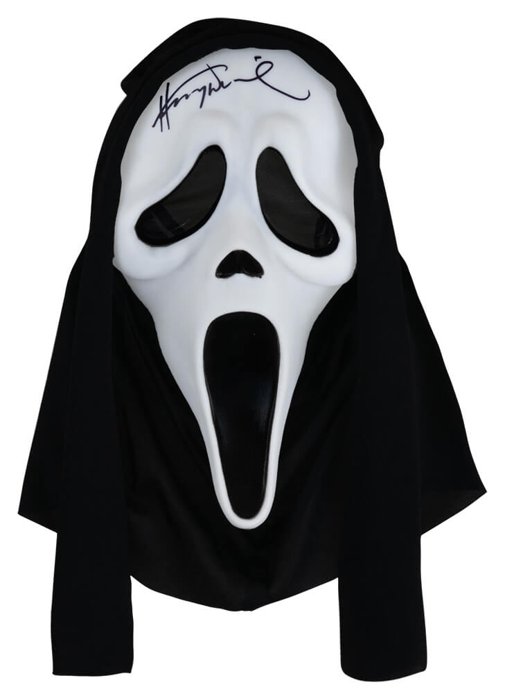 Henry Winkler Signed Ghostface Scream Movie Costume Mask - WINOTH506 - Henry Winkler Signed Ghostface Scream Movie Costume Mask product image