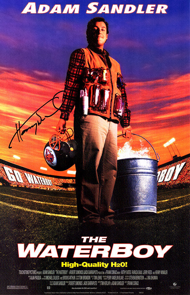 Henry Winkler Signed The Waterboy 11x17 Movie Poster - WINPST504 - Henry Winkler Signed The Waterboy 11x17 Movie Poster product image
