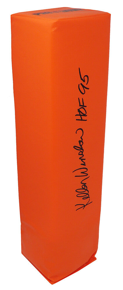 Kellen Winslow Signed Orange Endzone Football Pylon w/HOF'95 - WINPYL300 - Kellen Winslow Signed Orange Endzone Football Pylon w/HOF'95 product image