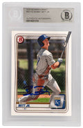 Bobby Witt Jr. Signed Kansas City Royals 2020 Bowman Draft Rookie Baseball Card #BD-152 - (Beckett Encapsulated) - WITCAR102 - Bobby Witt Jr. Signed Kansas City Royals 2020 Bowman Draft Rookie Baseball Card #BD-152 - (Beckett Encapsulated) product image