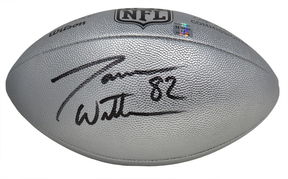 Jason Witten Signed Wilson Duke Silver Metallic NFL Full Size Replica Football - WITFTB301 - Jason Witten Signed Wilson Duke Silver Metallic NFL Full Size Replica Football product image