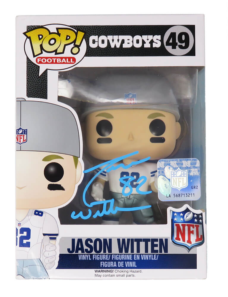 Jason Witten Signed Dallas Cowboys NFL Funko Pop Doll - WITFUN300 - Jason Witten Signed Dallas Cowboys NFL Funko Pop Doll product image