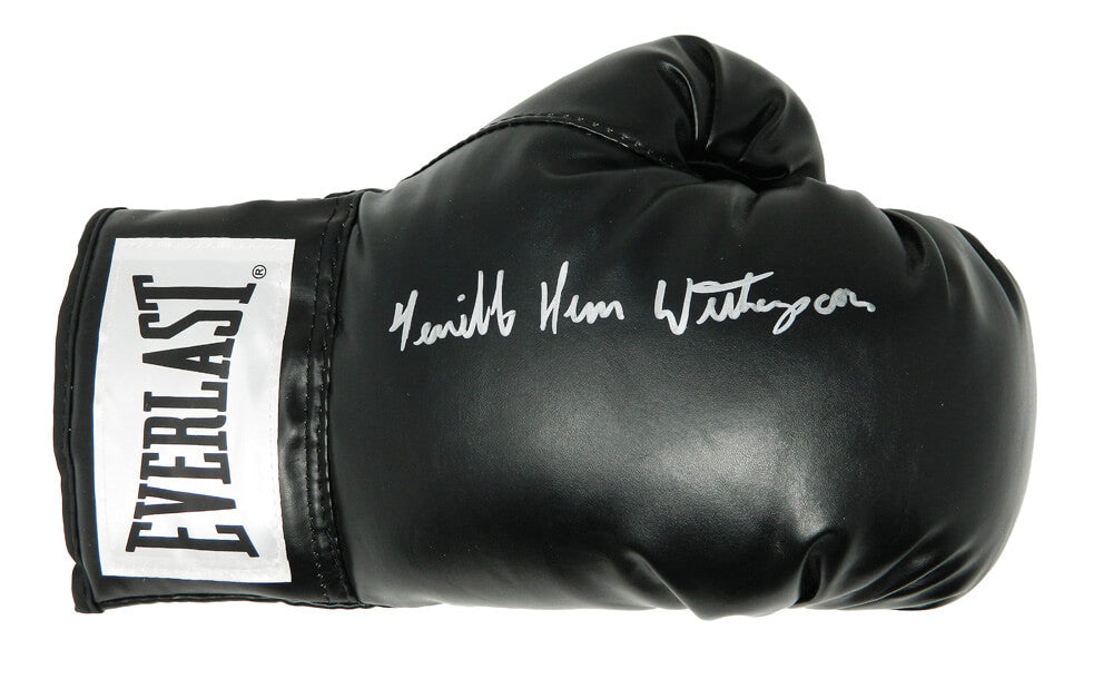 Tim Witherspoon Signed Everlast Black Boxing Glove w/Terrible - WITGLV502 - Tim Witherspoon Signed Everlast Black Boxing Glove w/Terrible product image
