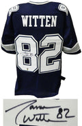 Jason Witten Signed Navy Custom Football Jersey - WITJRY300 - Jason Witten Signed Navy Custom Football Jersey product image