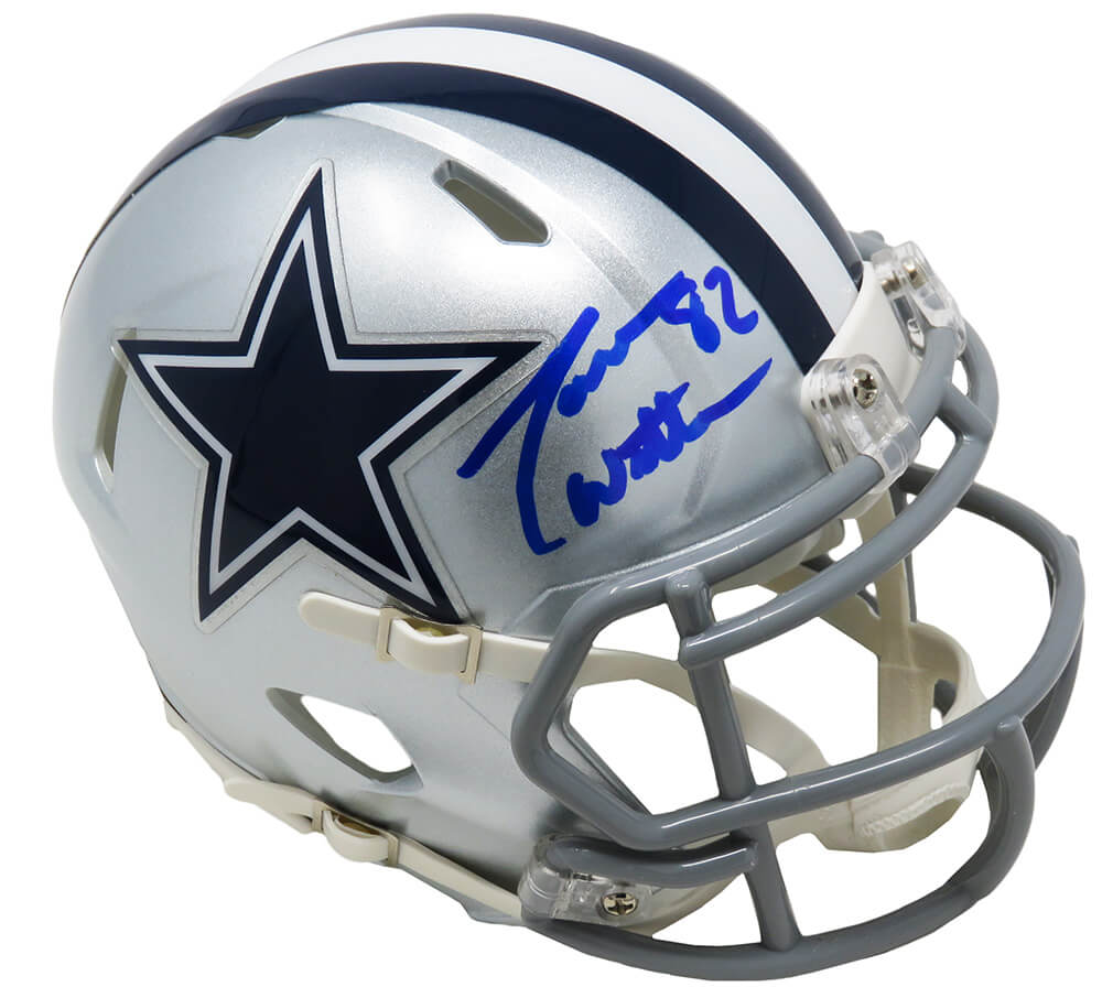 Jason Witten Signed Dallas Cowboys Riddell Speed Mini Helmet - WITMIN301 - Jason Witten Signed Dallas Cowboys Riddell Speed Mini Helmet product image