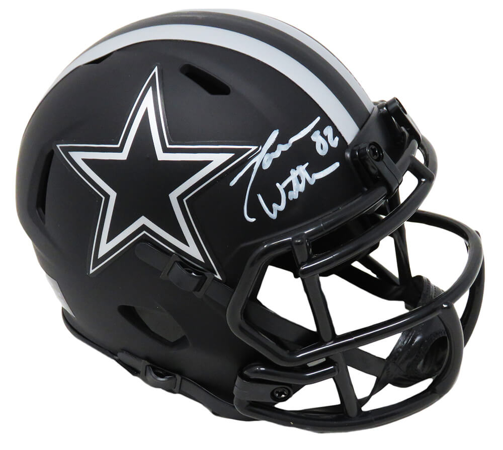 Jason Witten Signed Dallas Cowboys Eclipse Black Matte Riddell Speed Mini Helmet - WITMIN302 - Jason Witten Signed Dallas Cowboys Eclipse Black Matte Riddell Speed Mini Helmet product image