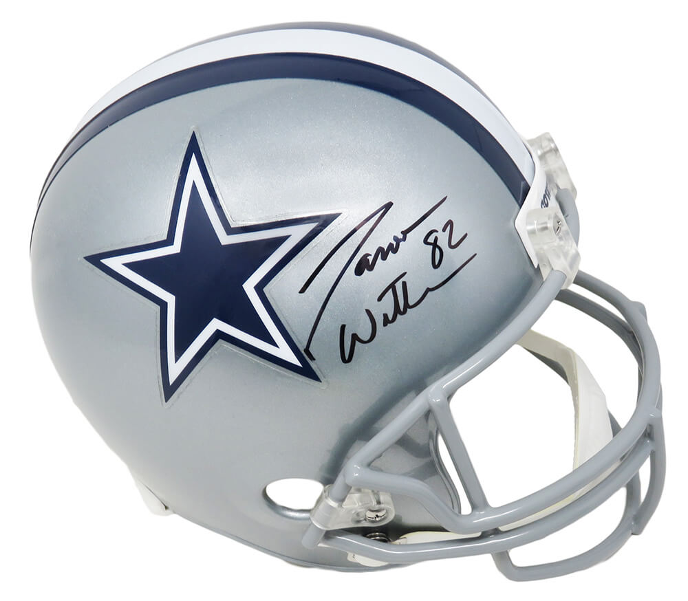 Jason Witten Signed Dallas Cowboys Riddell Full Size Replica Helmet (Beckett) - WITREP301 - Jason Witten Signed Dallas Cowboys Riddell Full Size Replica Helmet (Beckett) product image