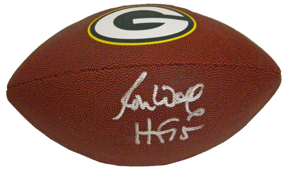 Ron Wolf Signed Green Bay Packers Logo Football w/HF'15 - WOLFTB301 - Ron Wolf Signed Green Bay Packers Logo Football w/HF'15 product image