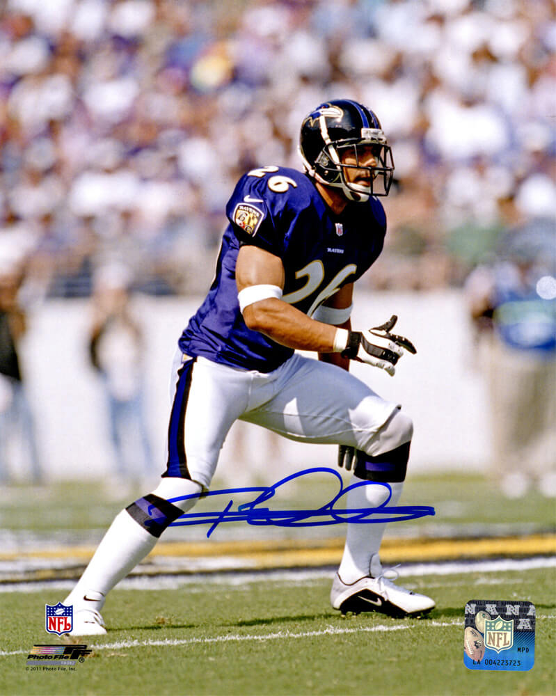 Rod Woodson Signed Baltimore Ravens Action 8x10 Photo - WOO08P302 - Rod Woodson Signed Baltimore Ravens Action 8x10 Photo product image