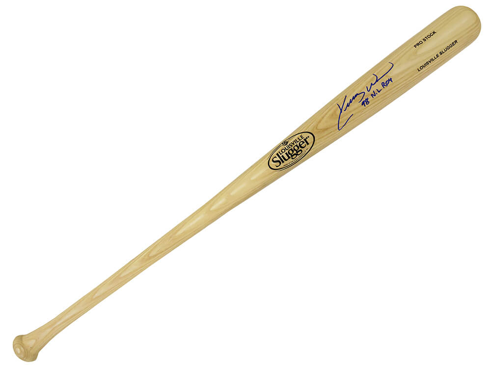 Kerry Wood Signed Louisville Slugger Pro Stock Blonde Baseball Bat w/98 NL ROY - WOOBAT101 - Kerry Wood Signed Louisville Slugger Pro Stock Blonde Baseball Bat w/98 NL ROY product image