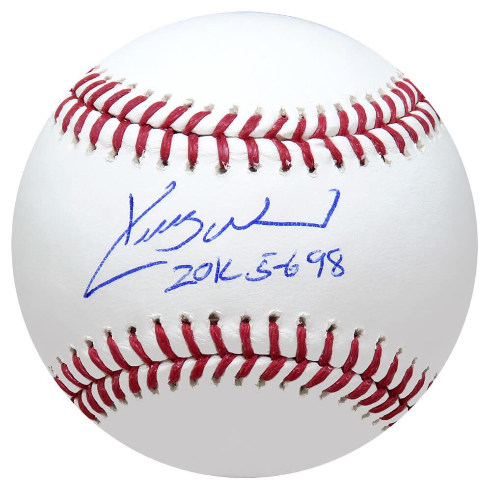 Kerry Wood Signed Rawlings Official MLB Baseball w/20K 5-6-98 - WOOBSB105 - Kerry Wood Signed Rawlings Official MLB Baseball w/20K 5-6-98 product image