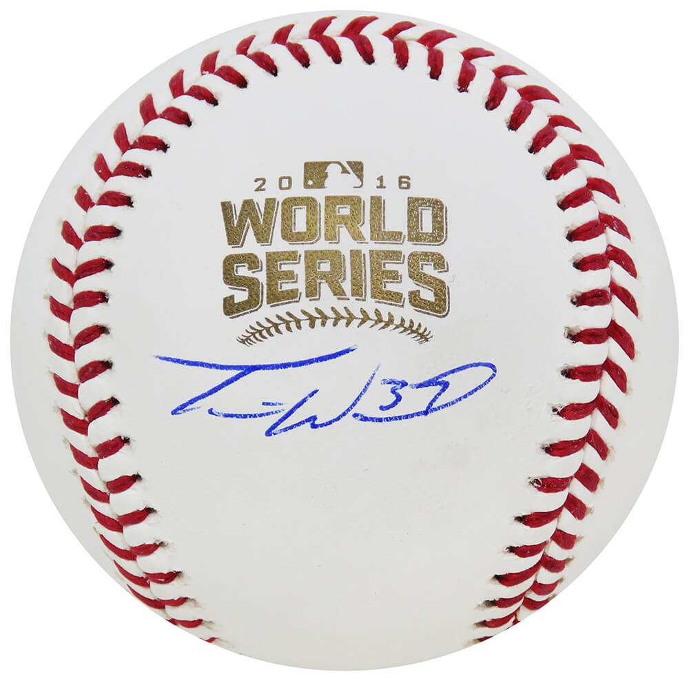 Travis Wood Signed Rawlings Official 2016 World Series Baseball - WOOBSB111 - Travis Wood Signed Rawlings Official 2016 World Series Baseball product image